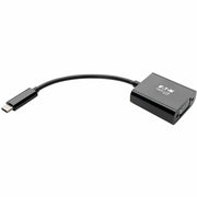 Tripp Lite series USB-C to VGA Adapter, Thunderbolt 3 - M/F, USB 3.1, 1080p, Black - U444-06N-VB-AM