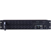 CyberPower PDU31003 Monitored PDU, 100-120V, 30A, 16 NEMA 5-20R Outlets, 2U Rackmount