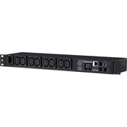 PDU31004_CyberPower PDU31004 Monitored PDU, 100-240V, 15A, 8 IEC-320 C13 Outlets, 1U Rackmount