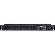 CyberPower PDU31005 Monitored PDU, 100-240V, 20A, 8 IEC-320 C13 Outlets, 1U Rackmount