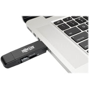 Tripp Lite by Eaton USB-C Memory Card Reader, 2-in-1 USB-A/USB-C, USB 3.1 Gen 1 - U452-000-SD-A