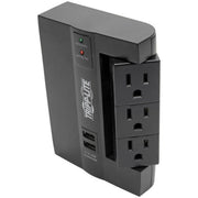 Tripp Lite by Eaton Protect It! SWIVEL6USB 6-Outlet Surge Suppressor/Protector - SWIVEL6USB