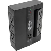 Tripp Lite by Eaton Protect It! SWIVEL6USB 6-Outlet Surge Suppressor/Protector - SWIVEL6USB