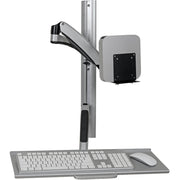 Tripp Lite by Eaton WorkWise WWSS1327RWTC Wall Mount for Workstation, Thin Client, Keyboard, Monitor, Flat Panel Display, TV - Black, Silver - WWSS1327RWTC