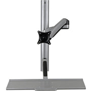 Tripp Lite by Eaton WorkWise WWSS1327RWTC Wall Mount for Workstation, Thin Client, Keyboard, Monitor, Flat Panel Display, TV - Black, Silver - WWSS1327RWTC
