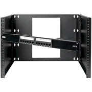 Tripp Lite by Eaton SRWO8UBRKT Wall Mount for Network Switch, Patch Panel - Black - SRWO8UBRKT