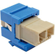 Tripp Lite by Eaton Duplex Multimode Fiber Coupler, Keystone Jack - LC to LC, Blue - N455-000-BL-KJ