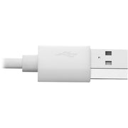 Tripp Lite by Eaton Sync/Charge M100-006-LRA-WH Lightning/USB Data Transfer Cable - M100-006-LRA-WH