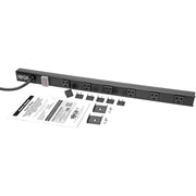 Tripp Lite by Eaton PS2406RA08B 6-Outlet Power Strip - PS2406RA08B