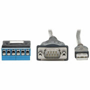 Tripp Lite series U209-30N-IND USB to RS485/RS422 FTDI Serial Adapter Cable, 30 in. - U209-30N-IND