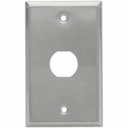 Tripp Lite by Eaton N206-FP01-IND RJ45 Bulkhead Wall Plate, 1 Cutout, Industrial, Metal - N206-FP01-IND