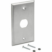 Tripp Lite by Eaton N206-FP01-IND RJ45 Bulkhead Wall Plate, 1 Cutout, Industrial, Metal - N206-FP01-IND