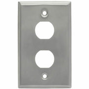 Tripp Lite by Eaton N206-FP02-IND RJ45 Bulkhead Wall Plate, 2 Cutouts, Industrial, Metal - N206-FP02-IND