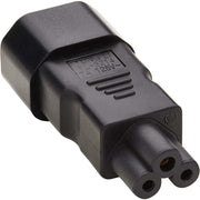 Tripp Lite by Eaton IEC C14 to IEC C5 Power Cord Adapter - 10A, 250V, Black - P014-000