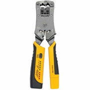 Tripp Lite by Eaton RJ11/RJ12/RJ45 Wire Crimper with Built-in Cable Tester - T100-001-TST