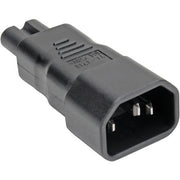 Tripp Lite by Eaton IEC C14 to IEC C7 Power Cord Adapter - 10A, 250V, Black