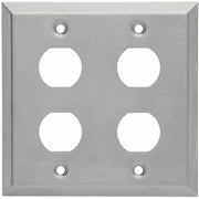 Tripp Lite by Eaton N206-FP04-IND RJ45 Bulkhead Wall Plate, 4 Cutouts, Industrial, Metal - N206-FP04-IND