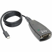 Tripp Lite by Eaton USB-C to Serial Adapter (DB9) - Keyspan, High-Speed (M/M), Detachable Cable, TAA