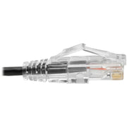 Tripp Lite series Cat6 UTP Patch Cable (RJ45) - M/M, Gigabit, Snagless, Molded, Slim, Black, 1 ft. - N201-S01-BK