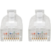 Tripp Lite series Cat6 UTP Patch Cable (RJ45) - M/M, Gigabit, Snagless, Molded, Slim, Black, 1 ft. - N201-S01-BK