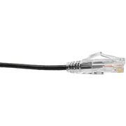 Tripp Lite series Cat6 UTP Patch Cable (RJ45) - M/M, Gigabit, Snagless, Molded, Slim, Black, 7 ft. - N201-S07-BK