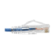 Tripp Lite series Cat6 UTP Patch Cable (RJ45) - M/M, Gigabit, Snagless, Molded, Slim, Blue, 10 ft. - N201-S10-BL