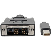 Tripp Lite by Eaton Mini DisplayPort to DVI Adapter Cable (M/M), 1080p, 3 ft. - P586-003-DVI
