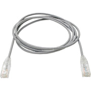 Tripp Lite by Eaton Cat6 UTP Patch Cable (RJ45) - M/M, Gigabit, Snagless, Molded, Slim, Gray, 5 ft. - N201-S05-GY