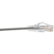 Tripp Lite by Eaton Cat6 UTP Patch Cable (RJ45) - M/M, Gigabit, Snagless, Molded, Slim, Gray, 7 ft. - N201-S07-GY