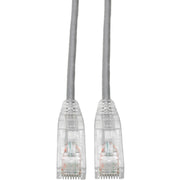 Tripp Lite by Eaton Cat6 UTP Patch Cable (RJ45) - M/M, Gigabit, Snagless, Molded, Slim, Gray, 6 ft.