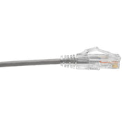 Tripp Lite by Eaton Cat6 UTP Patch Cable (RJ45) - M/M, Gigabit, Snagless, Molded, Slim, Gray, 6 ft. - N201-S06-GY