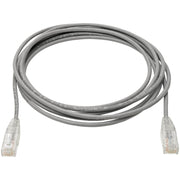 Tripp Lite by Eaton Cat6 UTP Patch Cable (RJ45) - M/M, Gigabit, Snagless, Molded, Slim, Gray, 10 ft. - N201-S10-GY