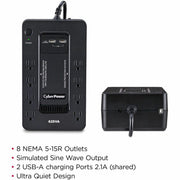 CyberPower Standby ST625U 625VA Compact UPS - ST625U