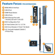 Tripp Lite by Eaton PDU3EVN6H50BA 42-Outlet PDU - PDU3EVN6H50BA