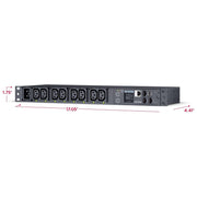 CyberPower PDU41005 Single Phase 100 - 240 VAC 20A Switched PDU - PDU41005