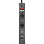 Tripp Lite Surge Protector Power Strip 4-Outlet 4 USB Charging Ports 6ft Cord - 4 x NEMA 5-15R, 4 x USB - 1875 VA - 450 J - 120 V AC Input - TLM446USBB