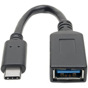 Tripp Lite by Eaton U428-C6N-F USB Type-C to USB Type-A Adapter Cable, M/F, USB-IF, 6 in. - U428-C6N-F