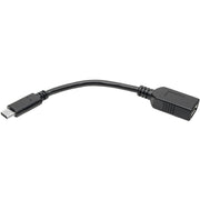 Tripp Lite by Eaton U428-C6N-F USB Type-C to USB Type-A Adapter Cable, M/F, USB-IF, 6 in. - U428-C6N-F