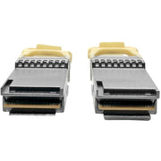 Tripp Lite by Eaton QSFP28 to QSFP28 Active Optical Cable - 100GbE, AOC, M/M, Aqua, 5 m (16.4 ft.) - N28H-05M-AQ
