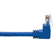 Tripp Lite by Eaton N204-005-BL-UD Cat6 UTP Patch Cable, Up-Angle Male/Down-Angle Male - 5 ft., Blue - N204-005-BL-UD