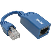 Tripp Lite by Eaton Cisco Console Rollover Cable Adapter (M/F) - RJ45 to RJ45, Blue, 5 in