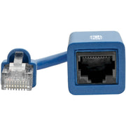 Tripp Lite by Eaton Cisco Console Rollover Cable Adapter (M/F) - RJ45 to RJ45, Blue, 5 in - N034-05N-BL