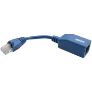 Tripp Lite by Eaton Cisco Console Rollover Cable Adapter (M/F) - RJ45 to RJ45, Blue, 5 in - N034-05N-BL