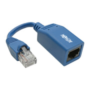 N034-05N-BL_Tripp Lite by Eaton Cisco Console Rollover Cable Adapter (M/F) - RJ45 to RJ45, Blue, 5 in
