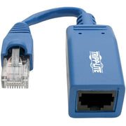 Tripp Lite by Eaton Cisco Console Rollover Cable Adapter (M/F) - RJ45 to RJ45, Blue, 5 in - N034-05N-BL