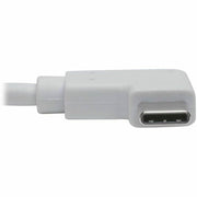 Tripp Lite by Eaton U444-06N-VGA-RA Right-Angle USB-C to VGA Adapter, M/F, White - U444-06N-VGA-RA