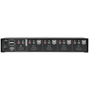 Tripp Lite by Eaton 4-Port HDMI/USB KVM Switch with Audio/Video and USB Peripheral Sharing - B004-HUA4-K