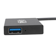 Tripp Lite by Eaton USB 3.0 SuperSpeed Slim Hub, 5 Gbps - 4 USB-A Ports, Portable, Aluminum - U360-004-4A-AL