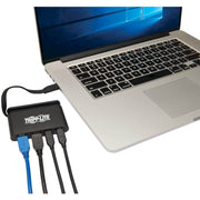 Tripp Lite by Eaton U460-T04-2A2C-1 USB 3.1 C Hub, 5 Gbps, Black - U460-T04-2A2C-1