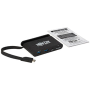 Tripp Lite by Eaton U460-T04-2A2C-2 USB 3.1 C Hub, 10 Gbps, Black - U460-T04-2A2C-2